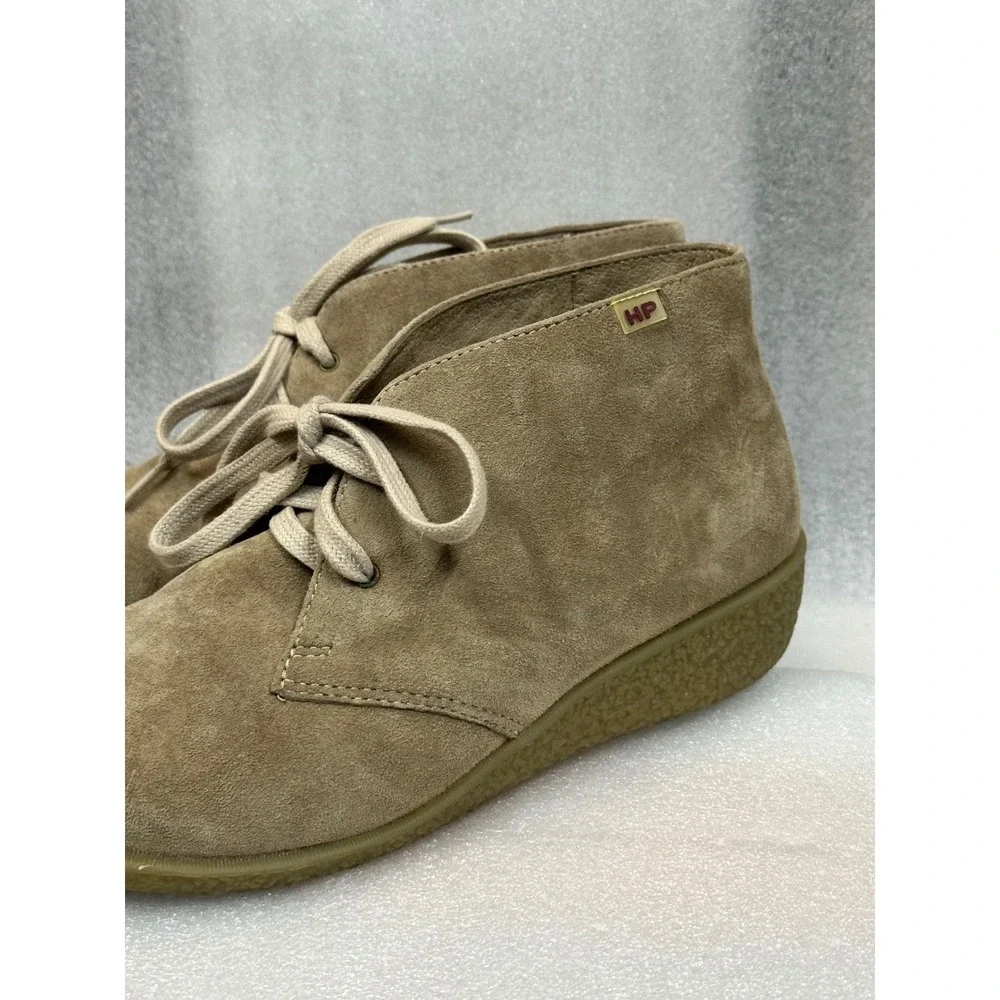 HP Suede Chukka‎ Boots Mens Tan Lace Up Ankle Boots Casual Fashion Footwear 7W